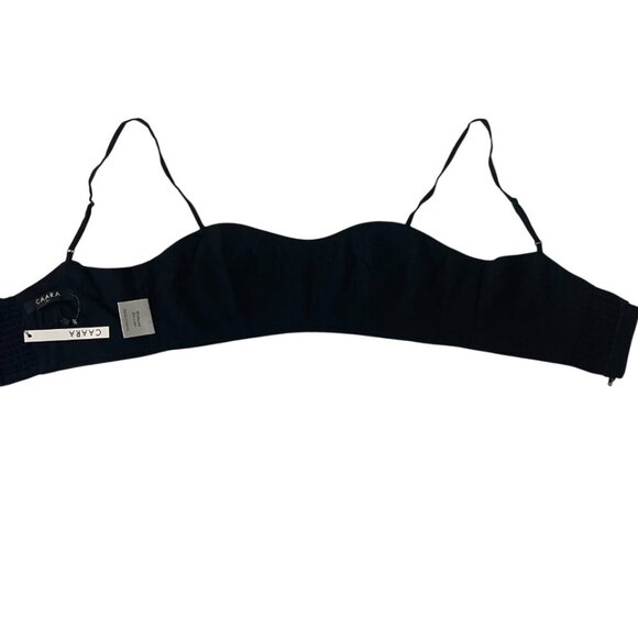 Caara. Basic black tank top for women with thin straps. Size M. NWT. - Picture 5 of 7